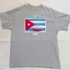 EUC - Nice Medium Weight Gray “Cuba” T-Shirt